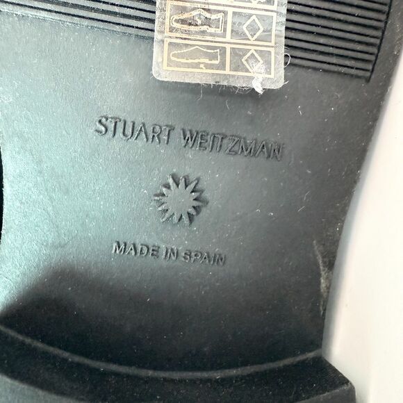 NWOB Stuart Weitzman Women's Luxering Belted Leather Bootie in Black Size 10 - Picture 12 of 15